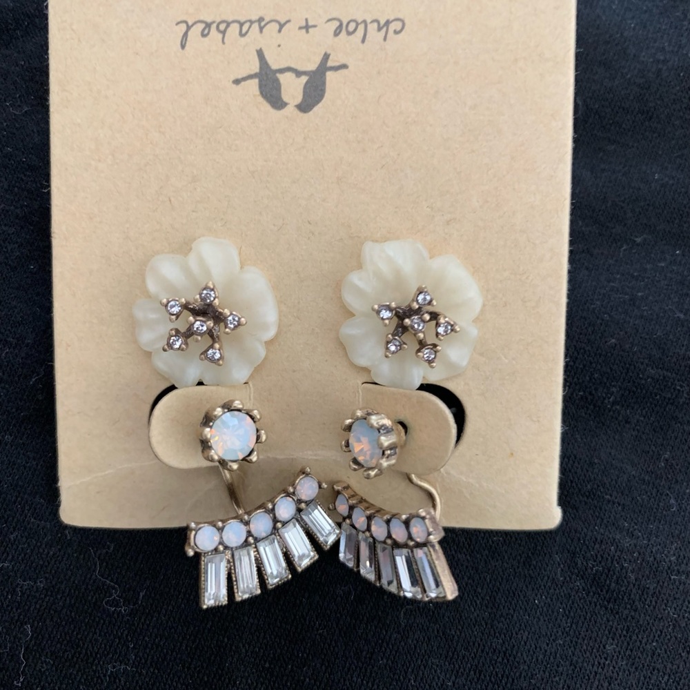 Chloe & Isabel interchangeable jacket earrings.